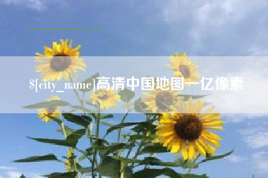 儋州高清中国地图一亿像素