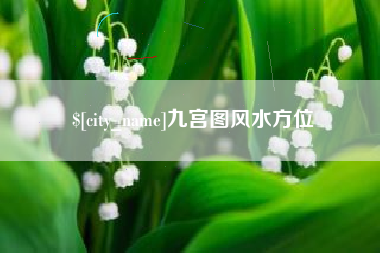 儋州九宫图风水方位
