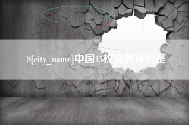 儋州中国15枚金牌分别是