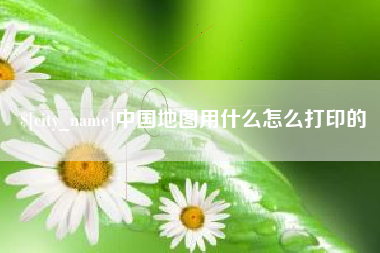 儋州中国地图用什么怎么打印的