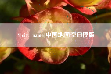 儋州中国地图空白模版