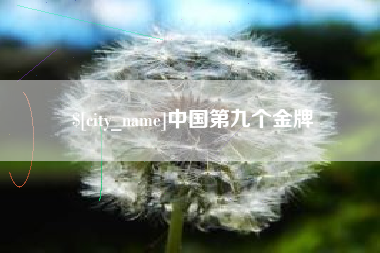 儋州中国第九个金牌