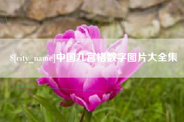 儋州中国九宫格数字图片大全集