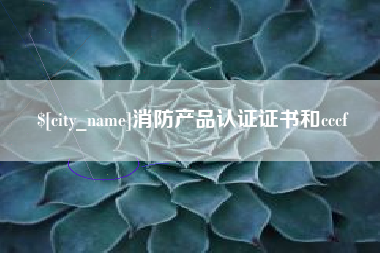儋州消防产品认证证书和cccf