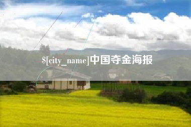 儋州中国夺金海报
