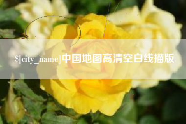 儋州中国地图高清空白线描版