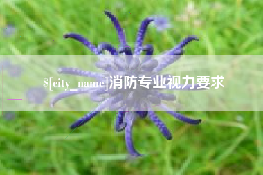 儋州消防专业视力要求