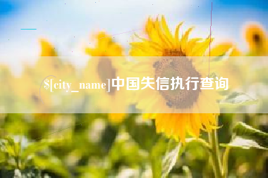 儋州中国失信执行查询