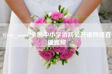儋州全国中小学消防公开课网络直播视频