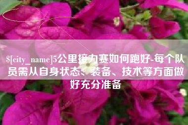 儋州5公里接力赛如何跑好-每个队员需从自身状态、装备、技术等方面做好充分准备