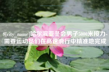 儋州哈尔滨亚冬会男子5000米接力-需要运动员们在高速滑行中精准地完成