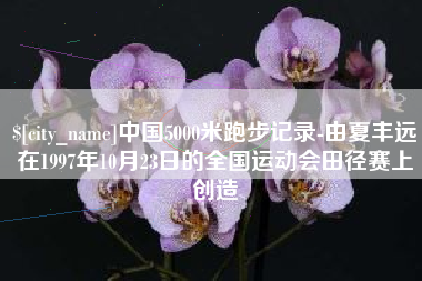 儋州中国5000米跑步记录-由夏丰远在1997年10月23日的全国运动会田径赛上创造