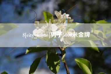 儋州男子5000米金牌
