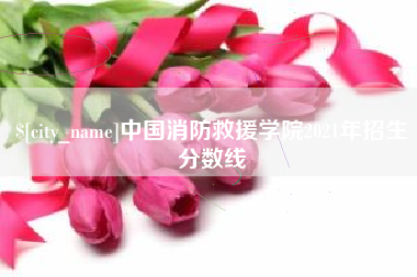 儋州中国消防救援学院2021年招生分数线