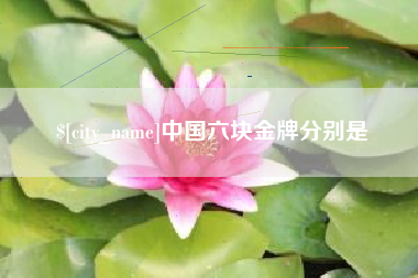 儋州中国六块金牌分别是